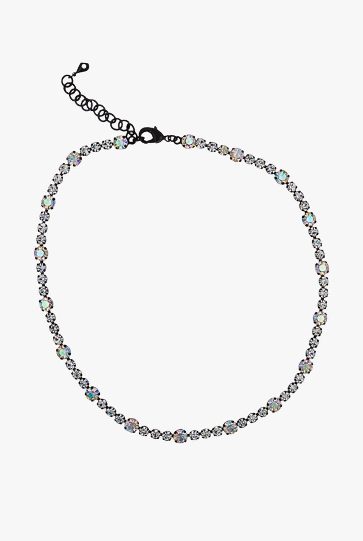 Collier en strass ras de cou