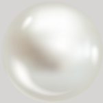 pastille perle blanche nacrée