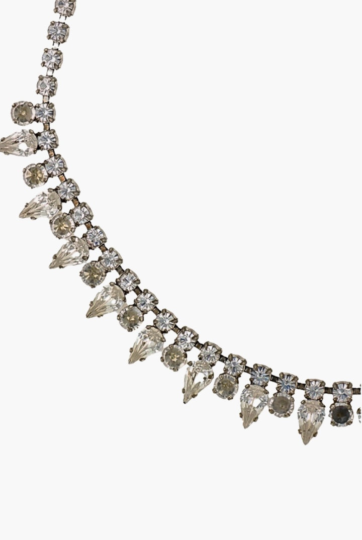 collier en strass effet diamant