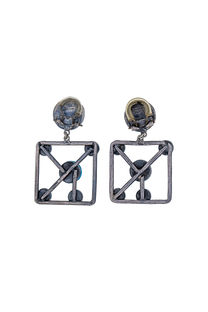 Boucles d'Oreilles clip jacques gauthier pendantes