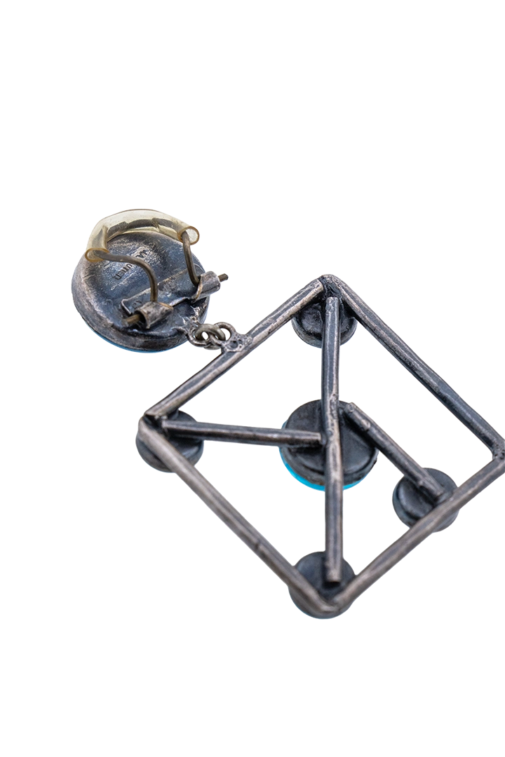 Boucles d'oreilles jacques gauthier signée clip