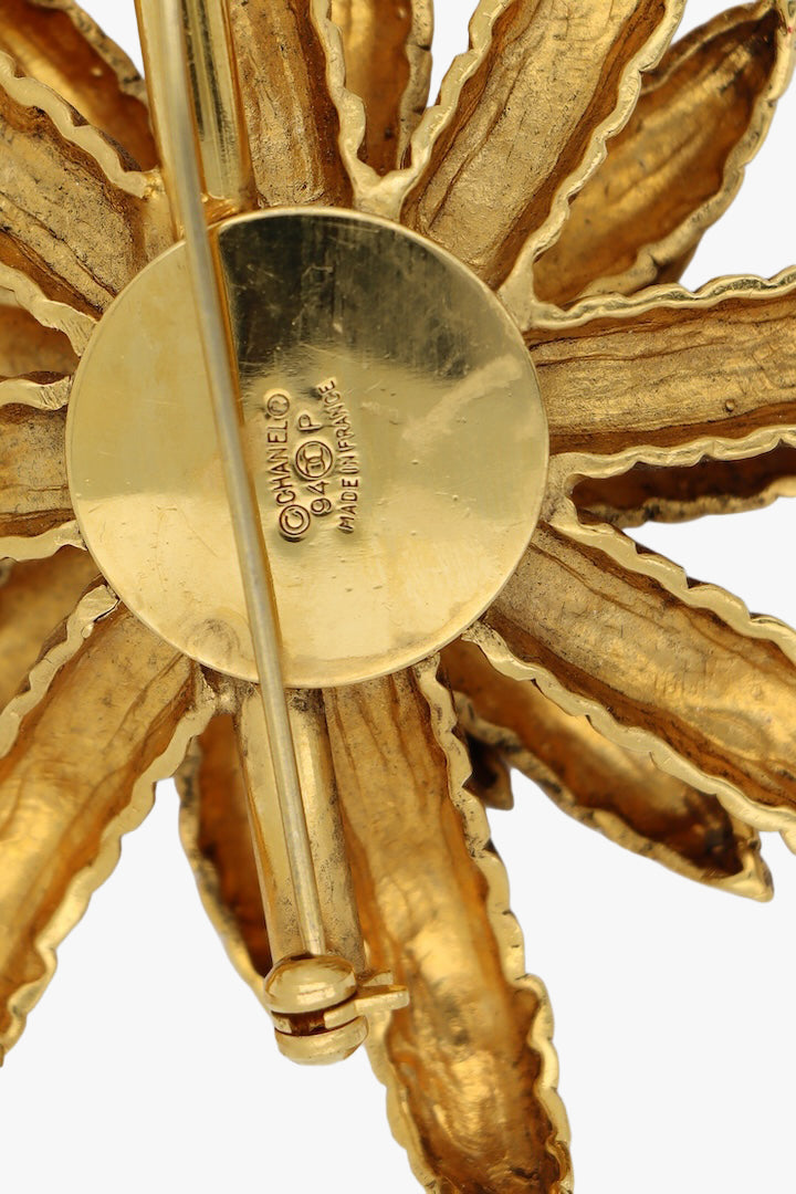 Broche vintage Palmier signé au dos Chanel 1994 - Françoise Montague