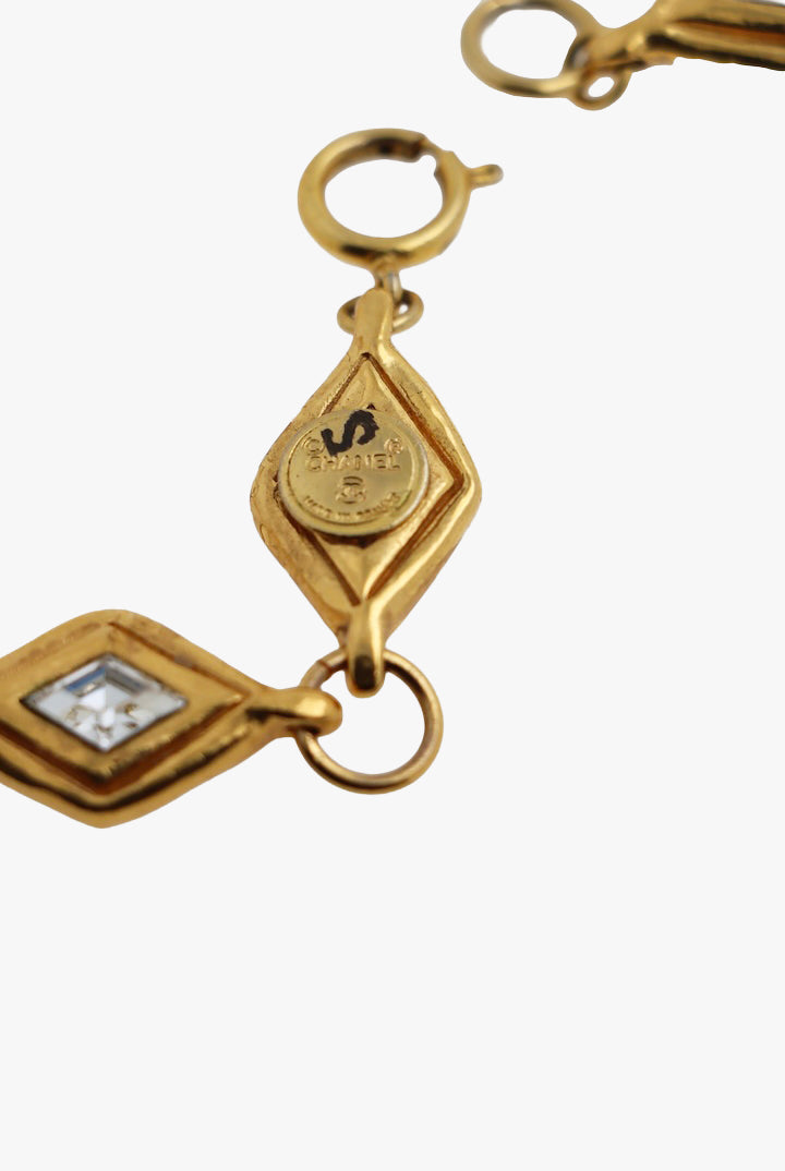 Collier Vintage Chanel Strass - Françoise Montague