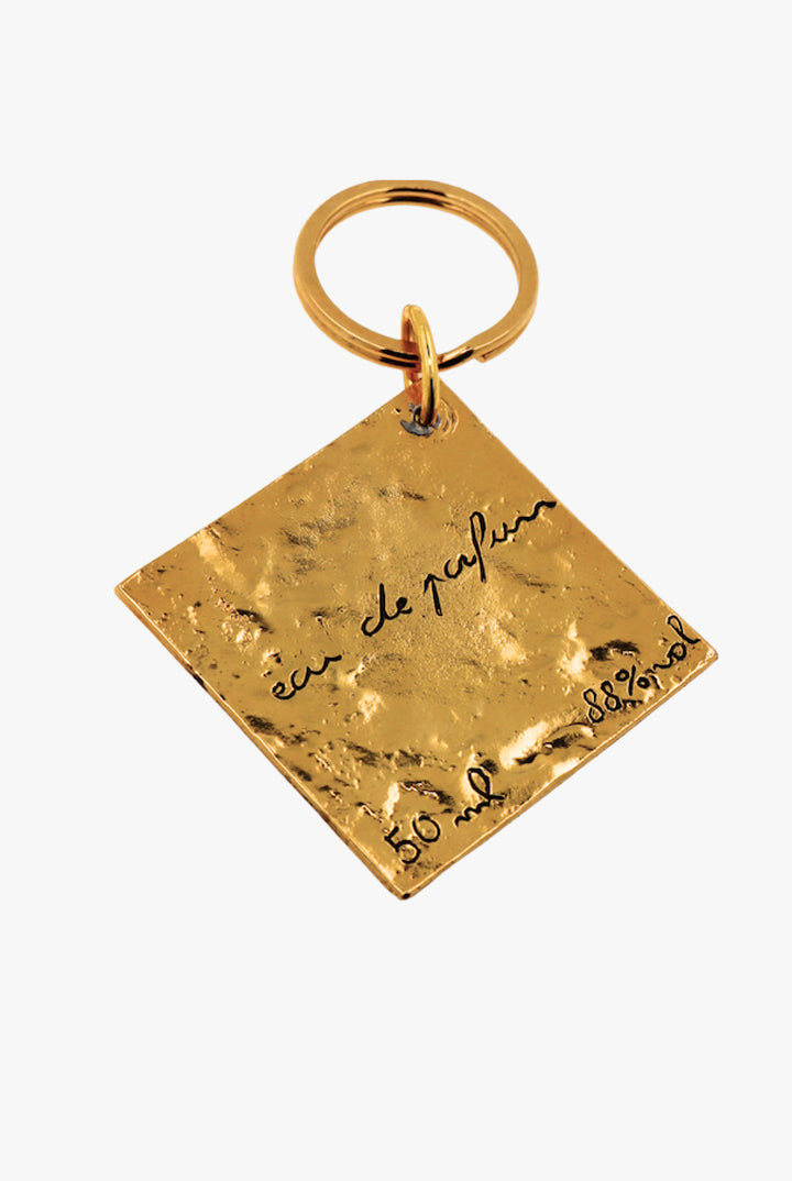Keychains porte clés vintage YSL doré Love eau de parfum