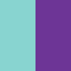 pastille bleu turquoise et violet 
