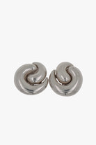 boucles d'oreilles vintage argentée fermeture clip 