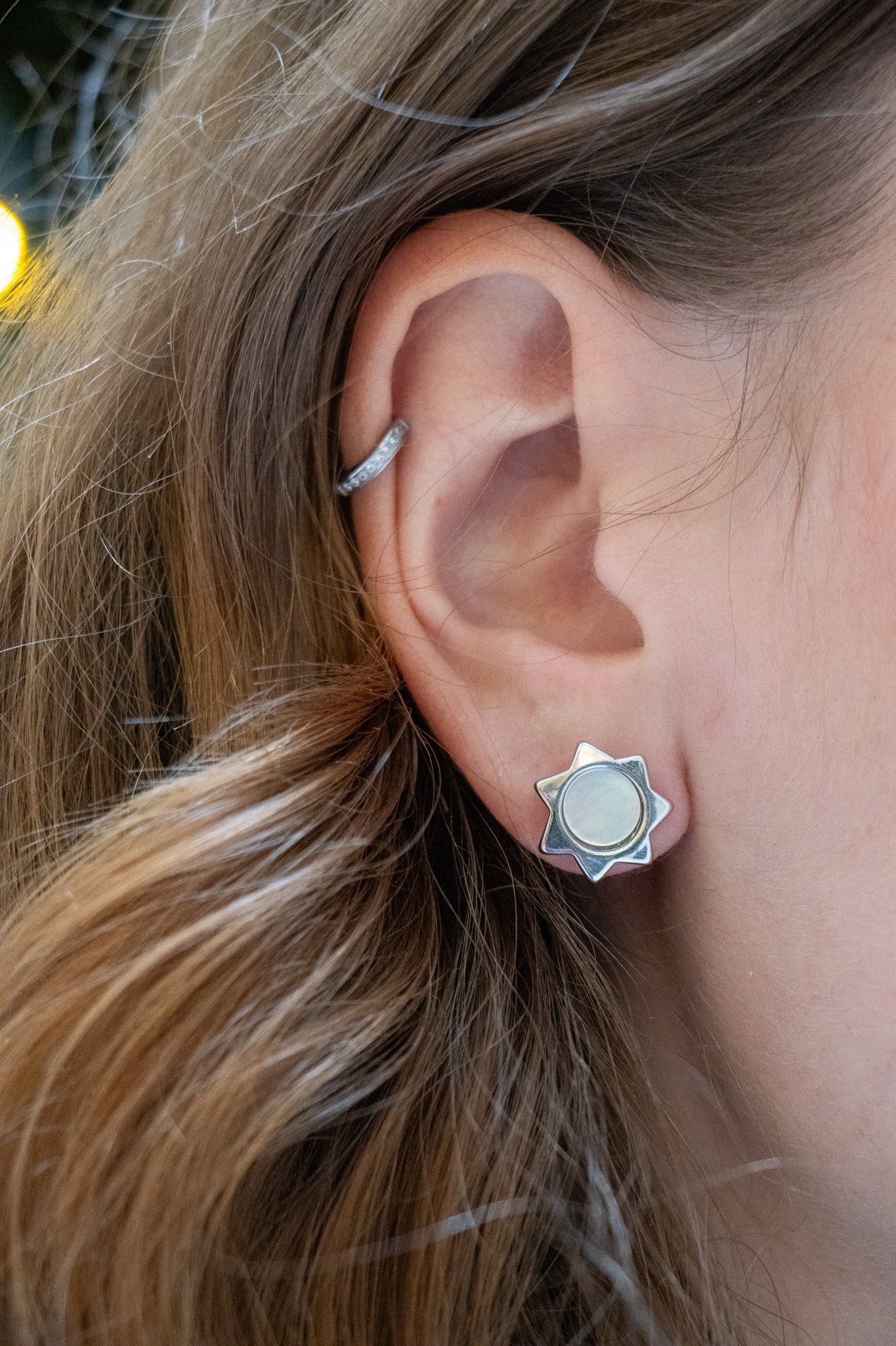 clou d'oreilles en forme d'étoiles bijou fantaisie de luxe