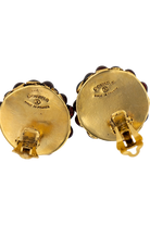 Boucles d'oreilles clip vintage chanel made in france bijou de luxe pièce unique 