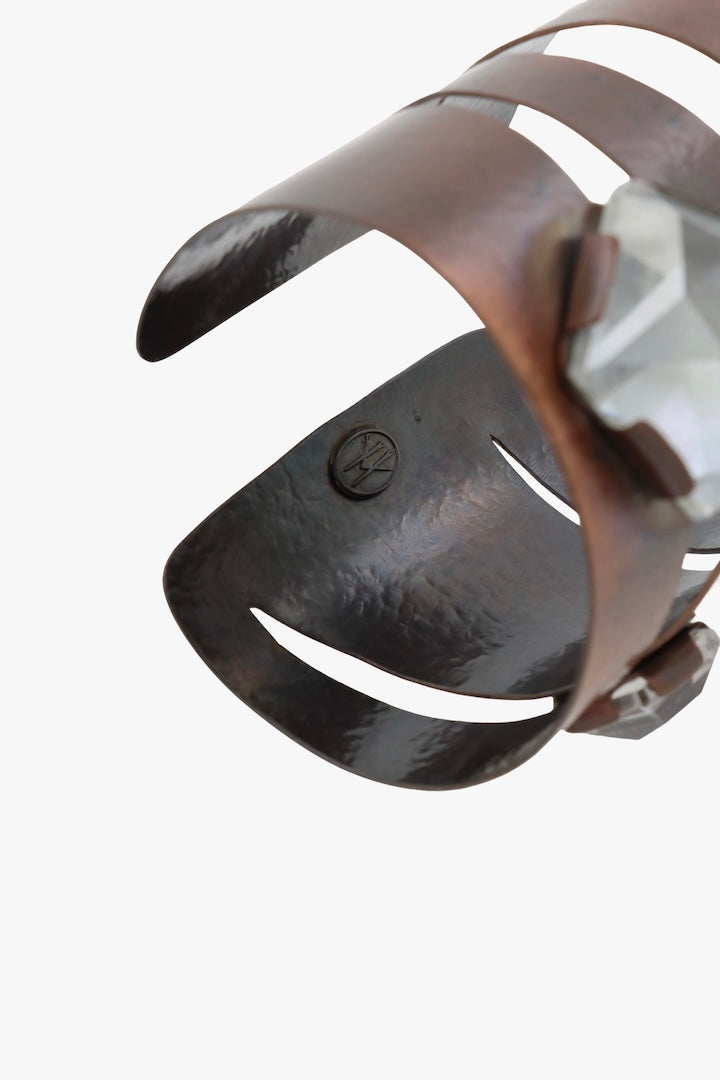 Manchette vintage signée van der straten vintage de luxe - collection pièce unique 