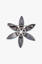 Broche vintage fleur signée jacques gauthier 