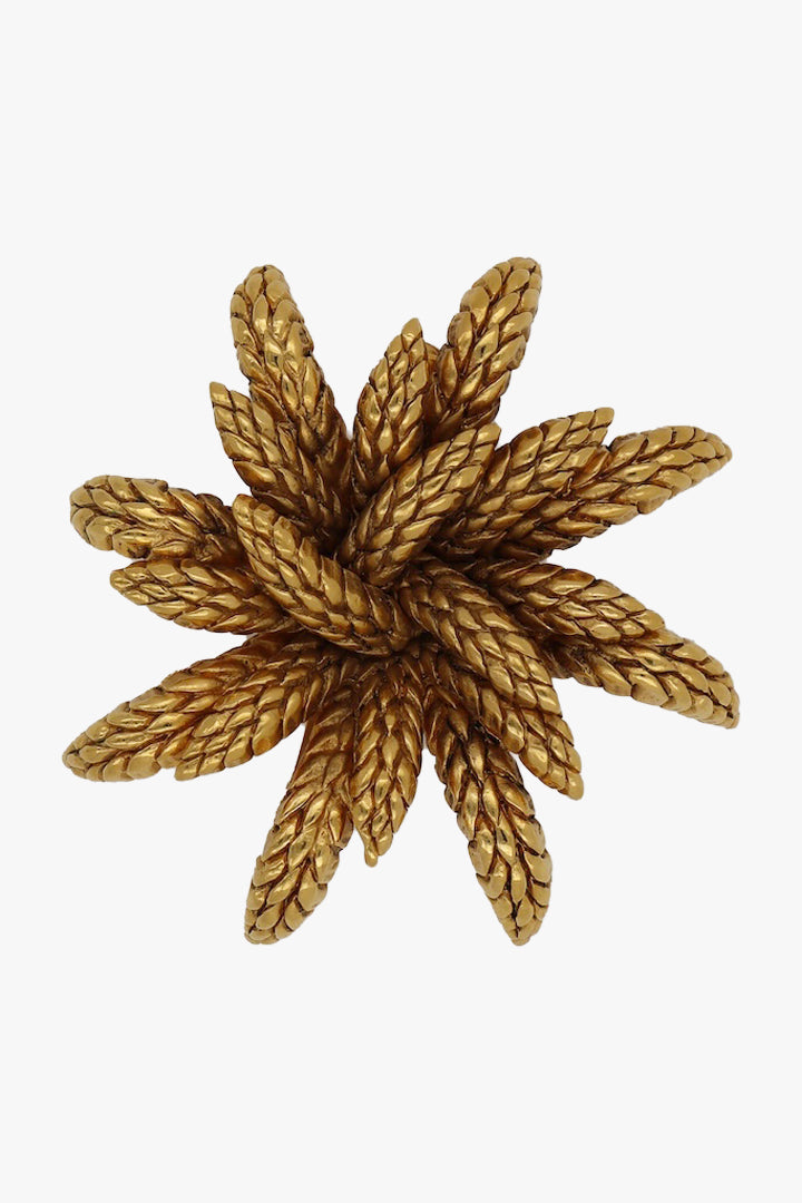 Broche Doré Vintage Palmier Chanel 1994 - Françoise Montague
