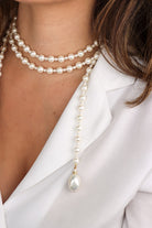 collier charvet double rang en perle strass