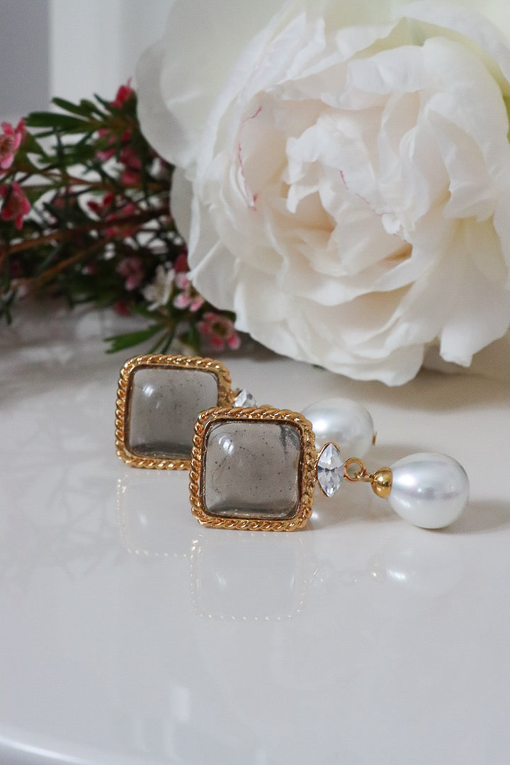 Boucles D'Oreilles Vintage Françoise Montague à Clips N°3 - Occasion Très Bon État