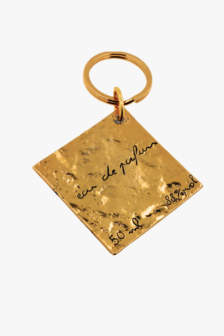 Keychains porte clés vintage YSL doré Love eau de parfum
